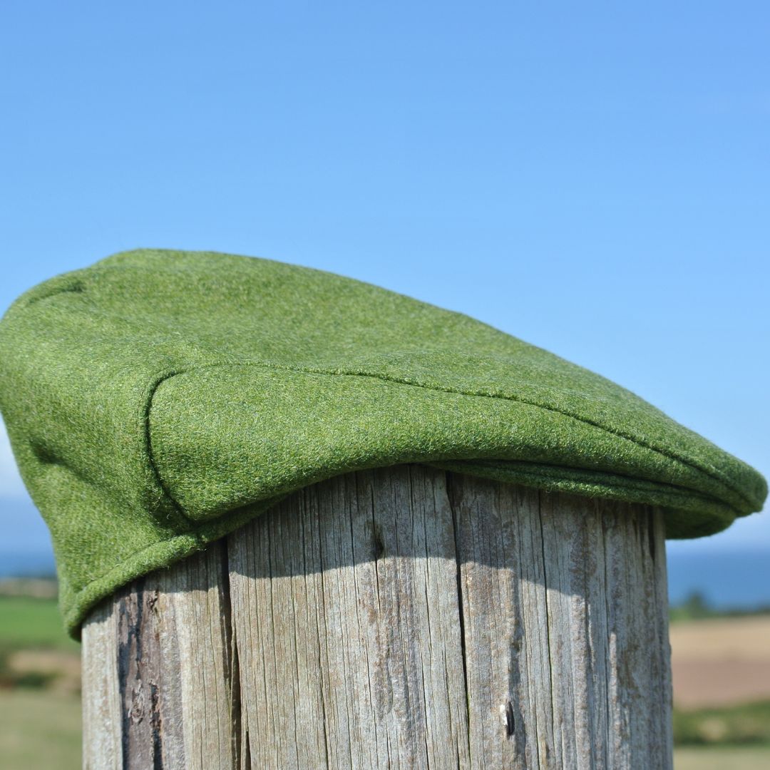 Tweed Flat Cap - Green