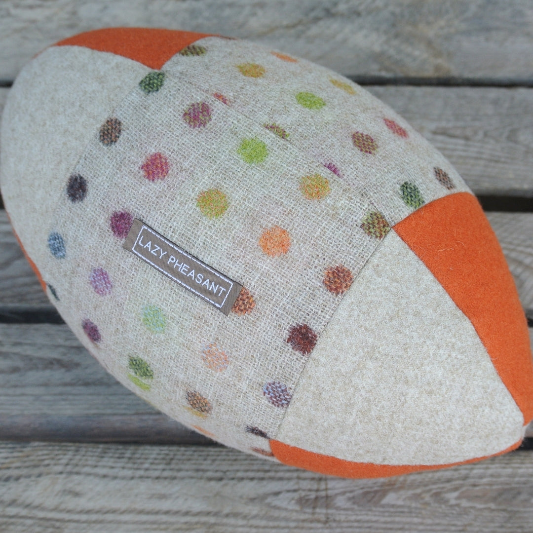 Rugby Ball Cushion - Spot On
