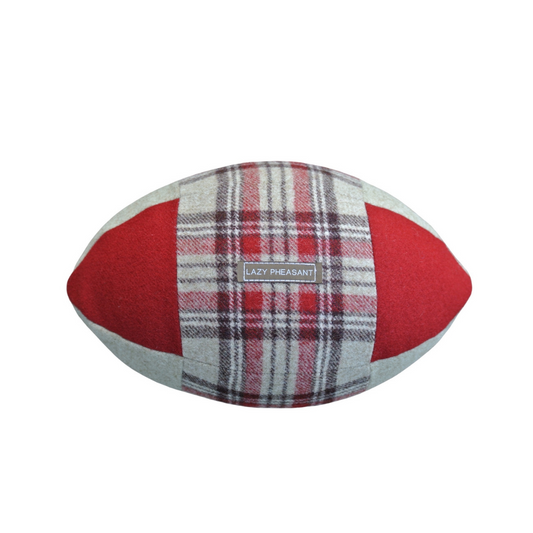 Rugby Ball Cushion - Rose