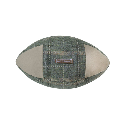 Rugby Ball Cushion - Hoxton - Mulberry Home