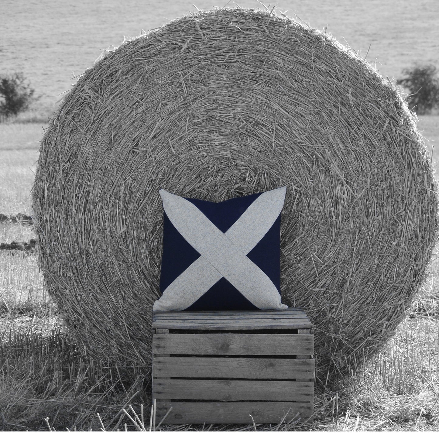 Saltire Smash - Navy Blue