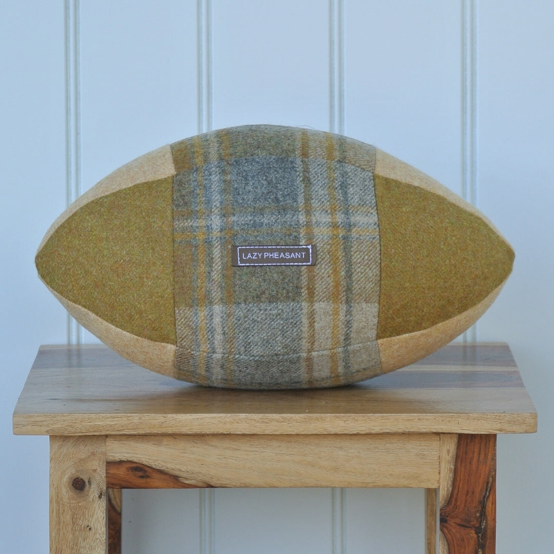 Rugby Ball Cushion - Whiteleys Charity